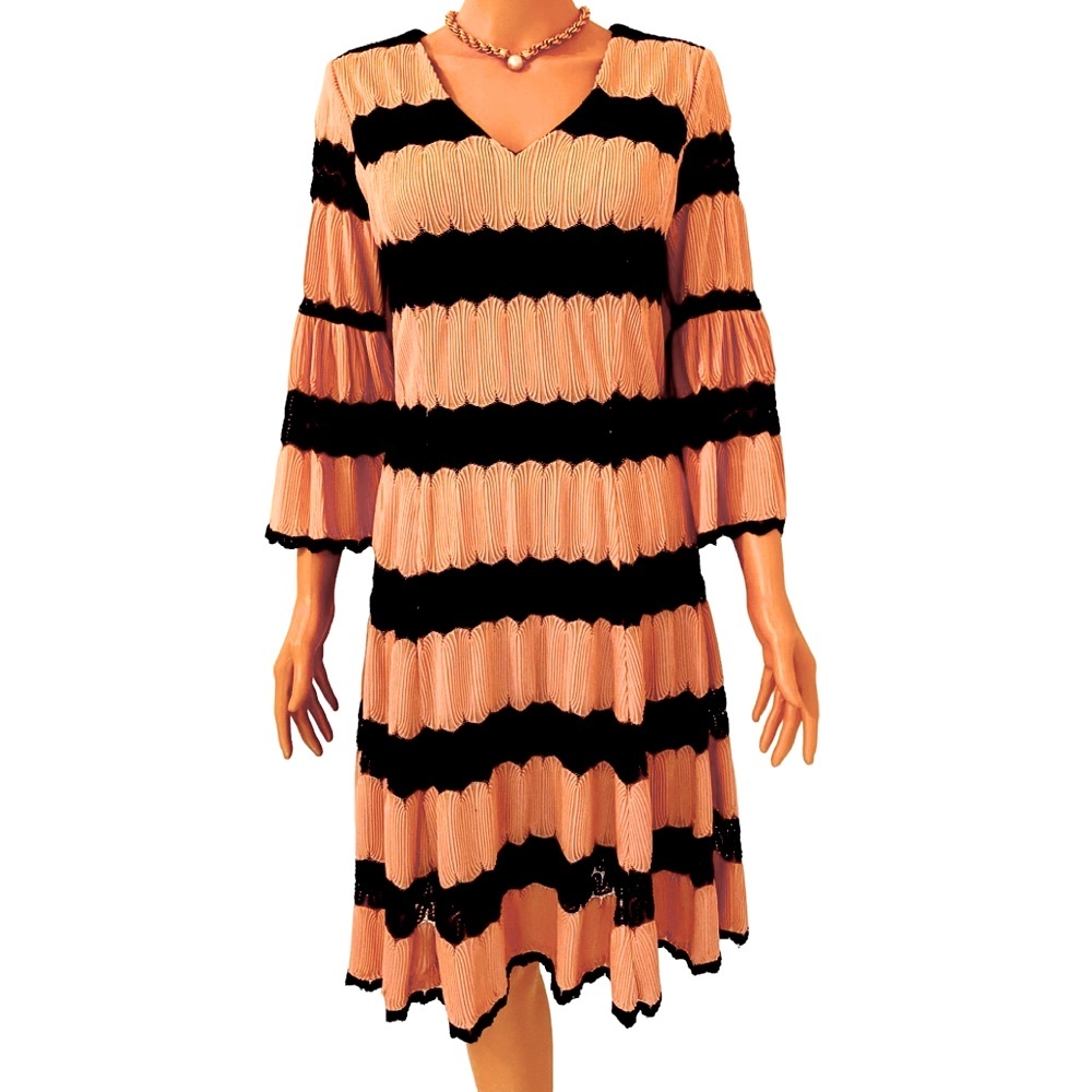 Pink and black NWOT  dress